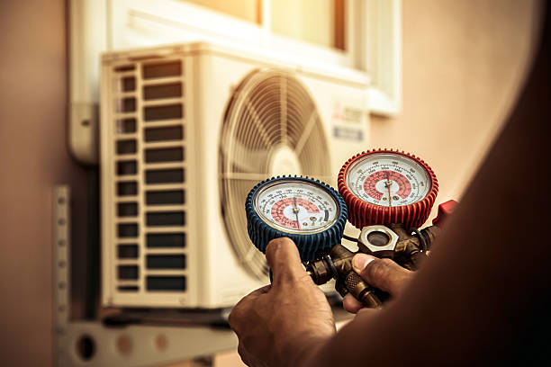 Professional Ductwork Repair technician working in Summit, NJ